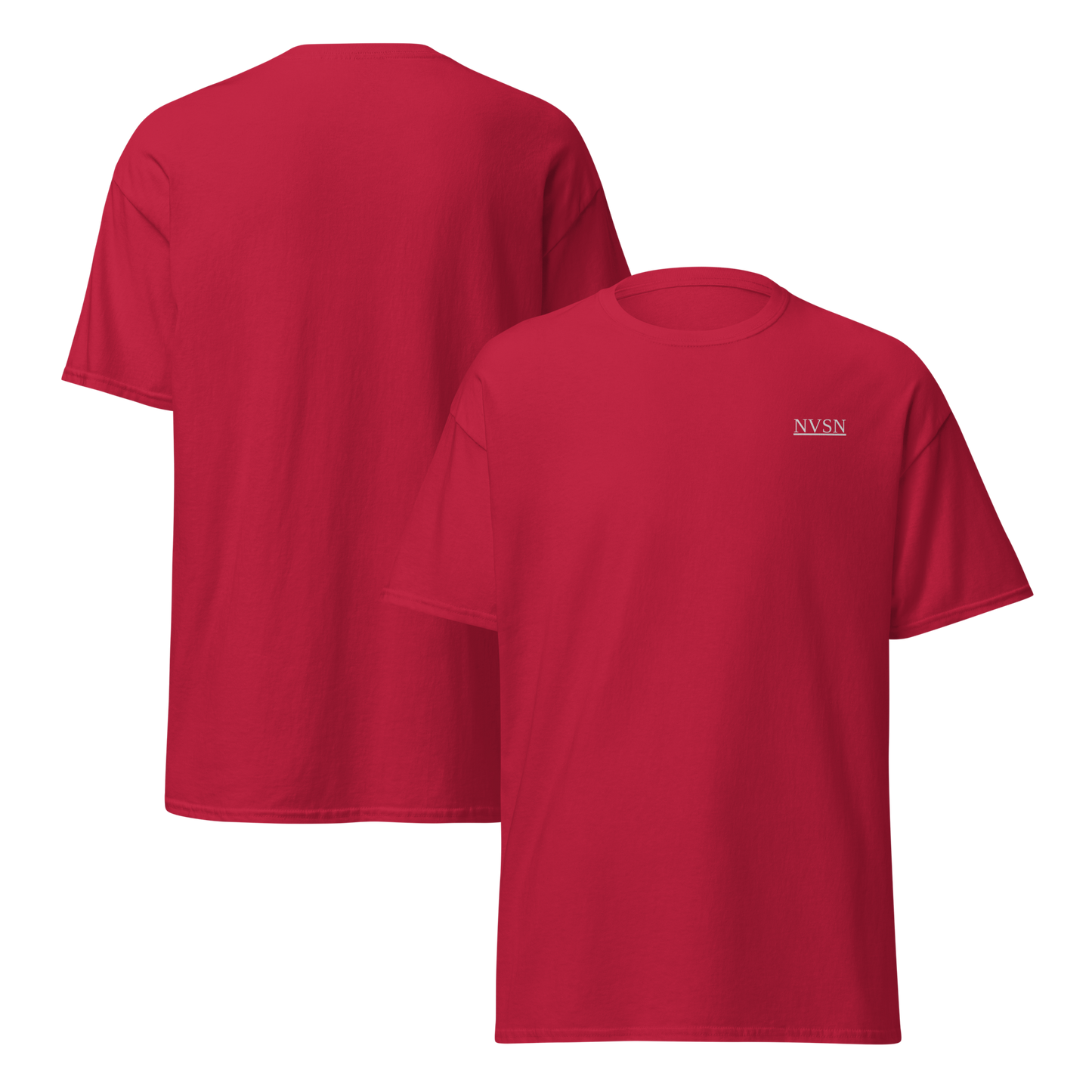 Unisex classic tee (white logo)