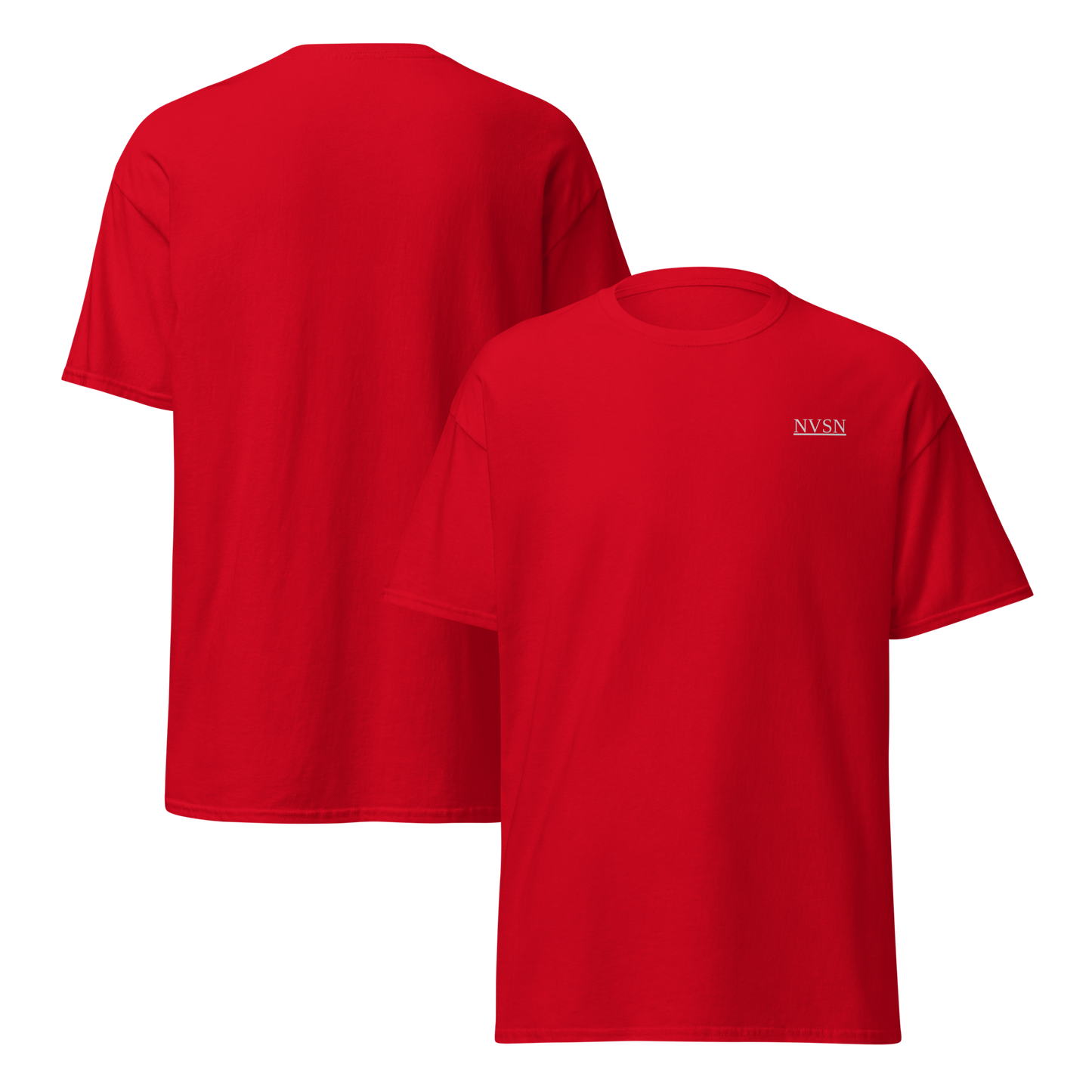 Unisex classic tee (white logo)