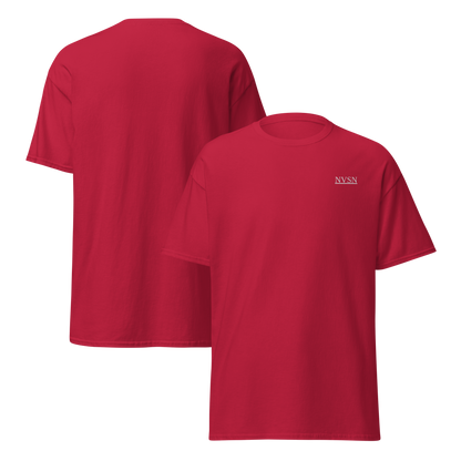 Unisex classic tee (white logo)