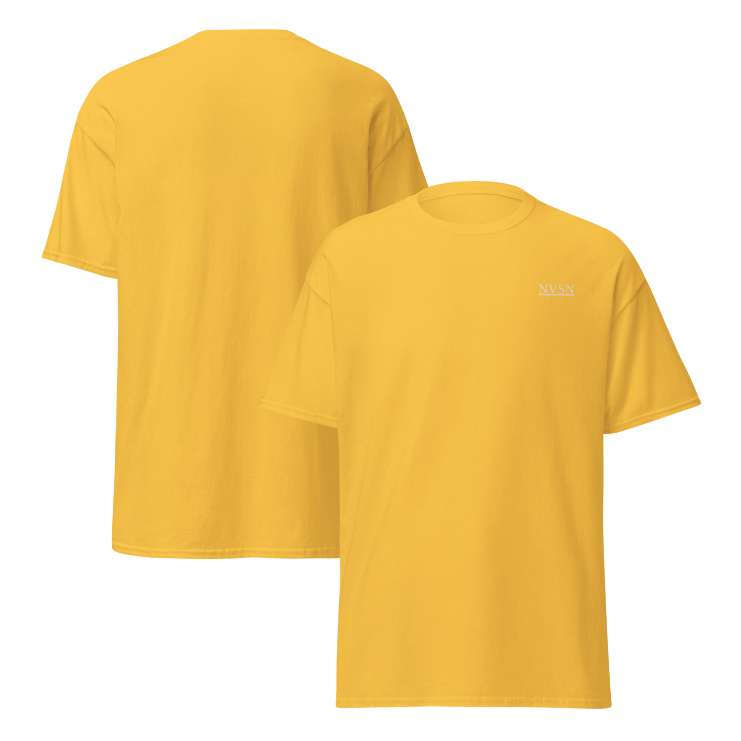 Unisex classic tee (white logo)