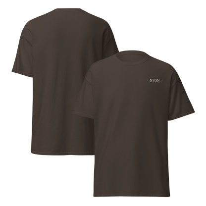 Unisex classic tee (white logo)