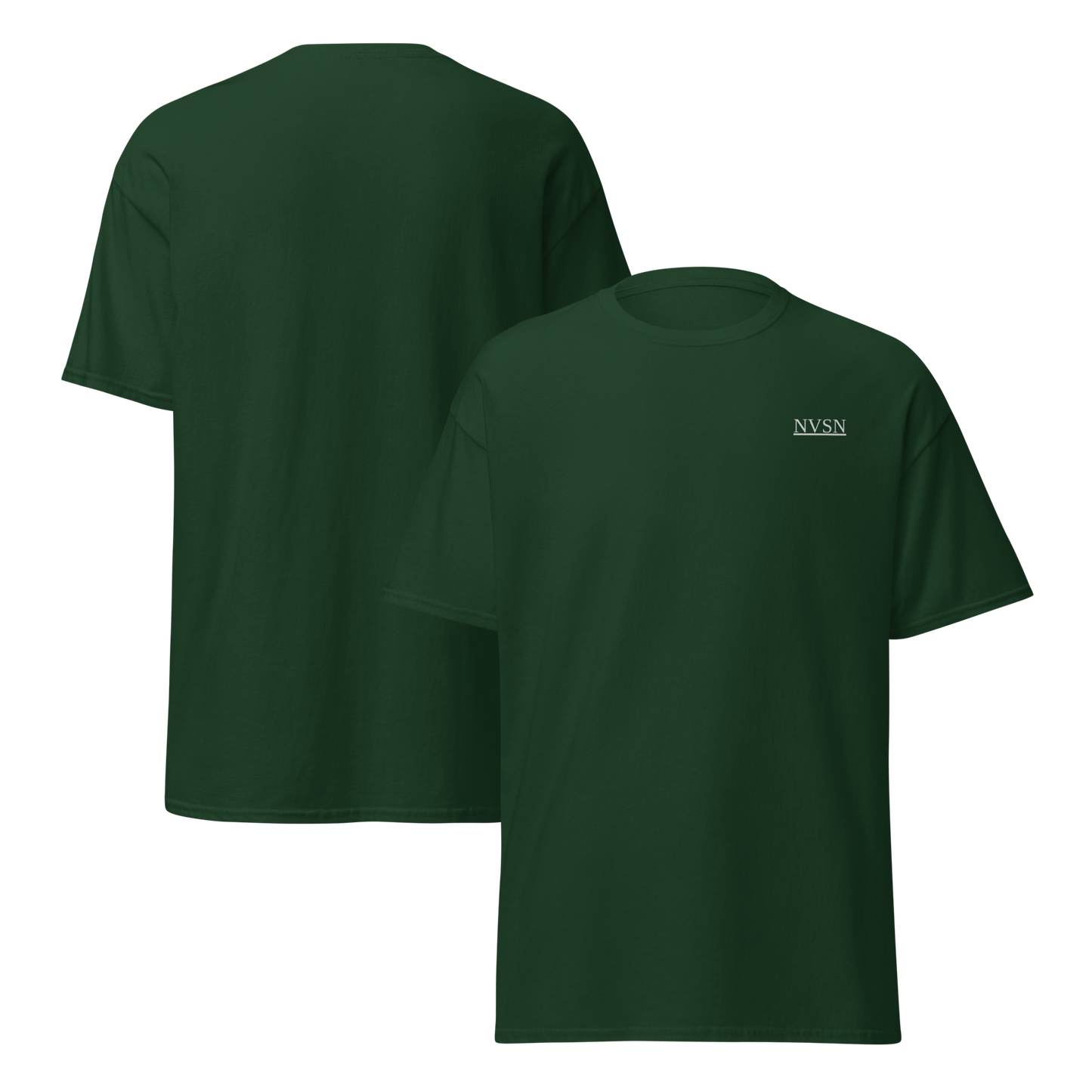 Unisex classic tee (white logo)