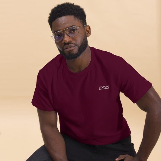 Unisex classic tee (white logo)