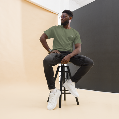 Unisex classic tee (white logo)