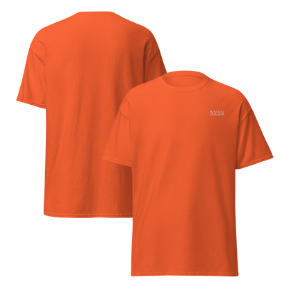 Unisex classic tee (white logo)