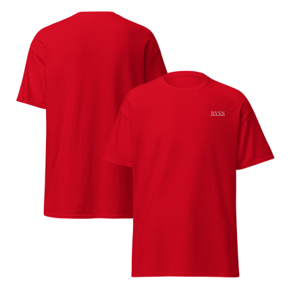 Unisex classic tee (white logo)