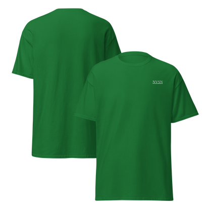 Unisex classic tee (white logo)